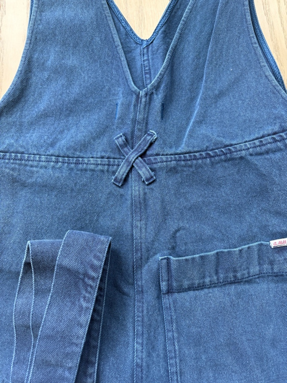 Alex Mill Ollie 100% Cotton Overalls Jumpsuit Womens Size XS Blue - Picture 6 of 10